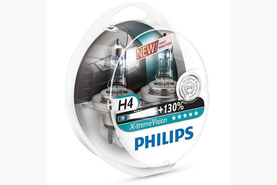 Лампа фары Philips H4 60/55W Xtreme Vision 12342XV Image