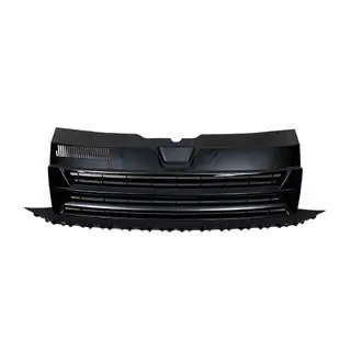 Передняя Решетка Черный Глянец (без Эмблемы) Volkswagen T6 2015-2024 гг. фото 3