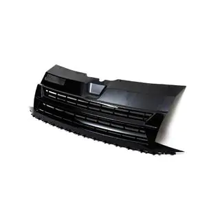 Передняя Решетка Черный Глянец (без Эмблемы) Volkswagen T6 2015-2024 гг. фото 2