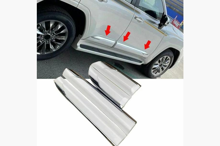 Toyota Land Cruiser 300 2021- гг. Молдинги дверей (4 шт) Image