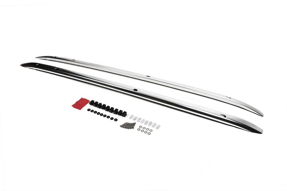 Toyota Land Cruiser 300 2021- гг. Интегрированные рейлинги хромированные (Алюминий) Image