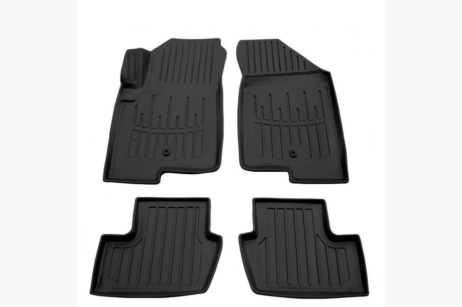 Jeep Compass 2006-2016 гг. Резиновые коврики Stingray 3D (4 шт., одно крепление со стороны водителя) Image