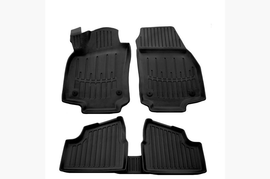 Opel Astra H 2004-2013 гг. Коврики резиновые Stingray 3D (5 шт, полиуретан) Image