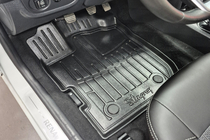 Dacia Logan II 2013-2022 гг. Коврики резиновые Stingray 3D (5 шт, полиуретан) фото 1