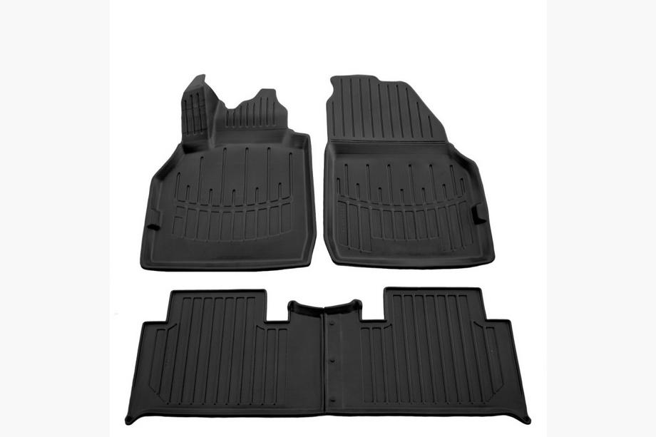 Renault Scenic/Grand 2003-2009 гг. Коврики резиновые Stingray 3D (4 шт, полиуретан) Image