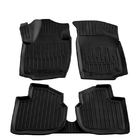 Skoda Rapid 2012-2019 гг. Коврики резиновые Stingray 3D (5 шт, полиуретан) фото 1