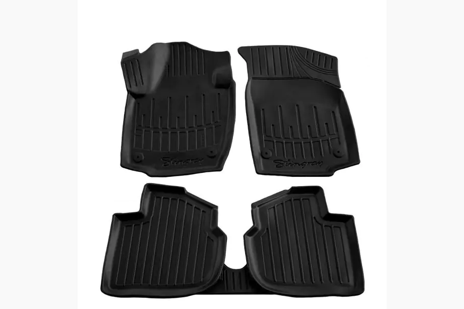 Seat Toledo 2012-2019 гг. Коврики резиновые Stingray 3D (5 шт, полиуретан) Image