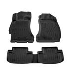 Subaru Forester 2013-2018 гг. Коврики резиновые Stingray 3D (5 шт, полиуретан) фото 1