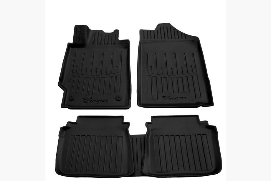 Toyota Camry 2006-2011 гг. Коврики резиновые Stingray 3D (5 шт, полиуретан) Image