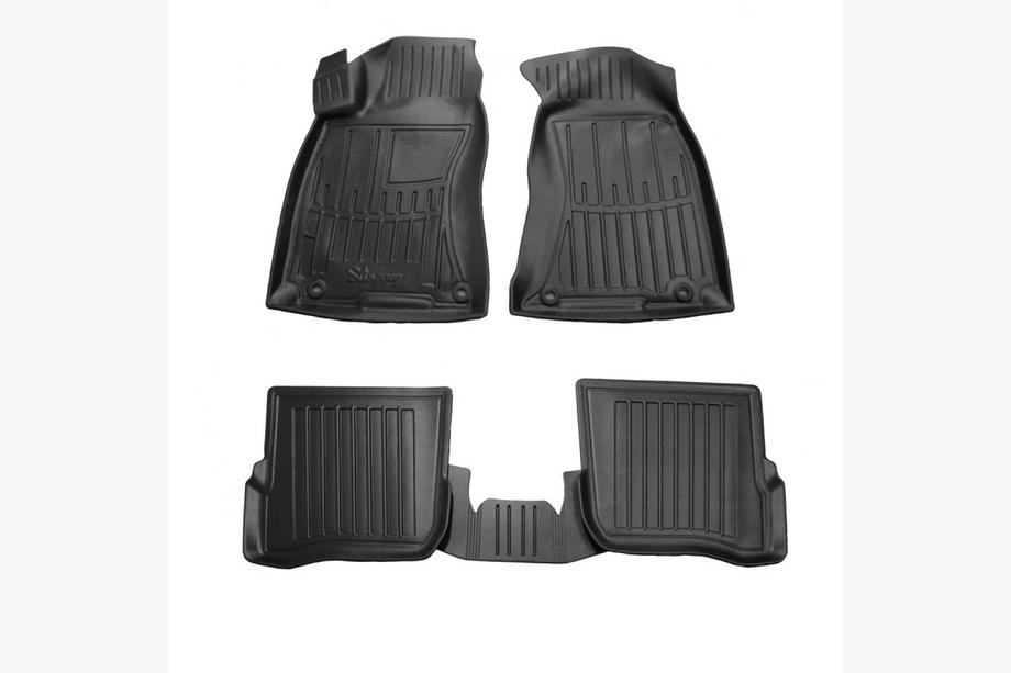 Volkswagen Passat B5 1997-2005 гг. Коврики резиновые Stingray 3D (5 шт, полиуретан) Image
