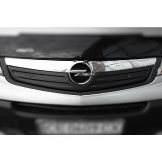 Зимняя накладка на решетку радиатора 2007-2015 (V2, верхняя) Opel Vivaro 2001–2015 гг. фото 3