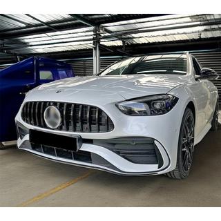 Передняя решетка GT Panamericana (для AMG-Line) Mercedes C-class W206 2022- гг. фото 1
