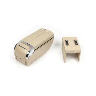 Универсальный подлокотник с USB (бежевый) фото 1