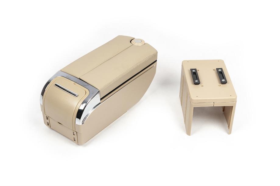 Универсальный подлокотник с USB (бежевый) Фото 1