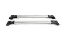 Поперечины на стандартные рейлинги с замком Skybar V1 (2 шт) до 140см, серый фото 4