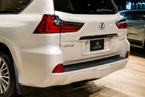 Lexus LX570/450d 2008-2022 гг. Задний бампер (2015-2023, грунтованный под покраску) фото 2