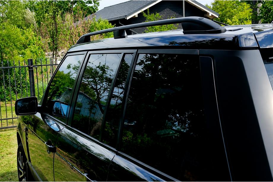 Range Rover III L322 2002-2012 гг. Рейлинги Skyport (черные) Image