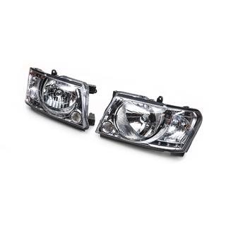 Передние фары Safari светлые (2004-2008, 2 шт) Nissan Patrol Y61 1997-2011 гг. фото 3