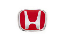 Honda Эмблема (красная, самоклеящаяся) фото 1
