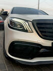 Mercedes S-class W222 2013-2022 гг. Передние фары рестайлинг без блоков (OEM) фото 9