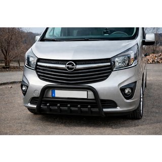 Кенгурятник WT003 Черный Нержавейка Nissan NV300/Primastar 2016- гг. фото 1
