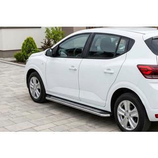 Боковые Подножки Maydos V2 (2 шт., Алюминий) Dacia Sandero 2021- гг. фото 1