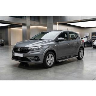 Боковые Подножки BlackLine (2 шт., Алюминий) Dacia Sandero 2021- гг. фото 1