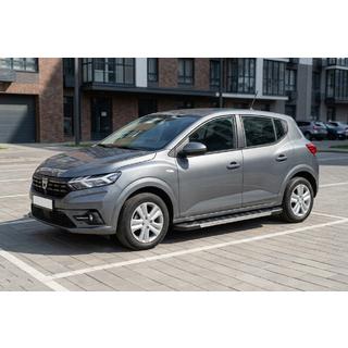 Боковые Подножки RedLine (2 шт., Алюминий) Dacia Sandero 2021- гг. фото 1