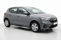 Dacia Sandero 2021- гг. Боковые Подножки Tayga V2 (2 шт., Алюминий) фото 1