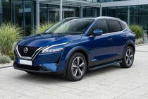 Nissan Qashqai 2021- гг. Боковые Подножки Maya Blue (2 шт., Алюминий) фото 1