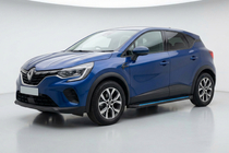 Renault Captur 2019- гг. Боковые Подножки Maya Blue (2 шт., Алюминий) фото 1