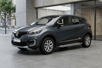 Renault Captur 2019- гг. Боковые Подножки Rainbow (2 шт., Алюминий) фото 1