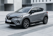 Renault Captur 2019- гг. Боковые Подножки Tayga V2 (2 шт., Алюминий) фото 1