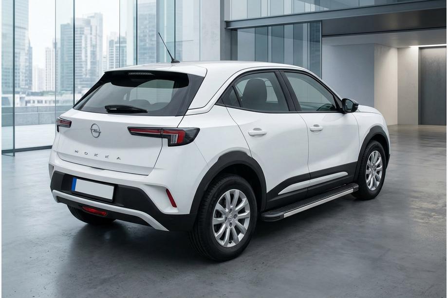 Opel Mokka 2021- гг. Боковые Подножки Maya V1 (2 шт., Алюминий) Image