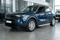 Opel Mokka 2021- гг. Боковые Подножки Maya V2 (2 шт., Алюминий) фото 1