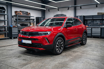 Opel Mokka 2021- гг. Боковые Подножки Maya Red (2 шт., Алюминий) фото 1