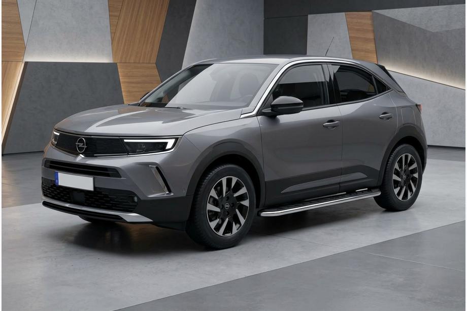 Opel Mokka 2021- гг. Боковые Подножки Maydos V1 (2 шт., Алюминий) Image