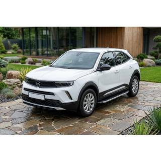 Боковые Подножки Fullmond (2 шт., Алюминий) Opel Mokka 2021- гг. фото 1