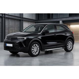 Боковые Подножки Line (2 шт., Алюминий) Opel Mokka 2021- гг. фото 1