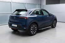 Opel Mokka 2021- гг. Боковые Подножки RedLine (2 шт., Алюминий) фото 2