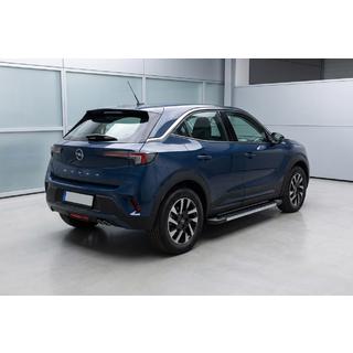 Боковые Подножки RedLine (2 шт., Алюминий) Opel Mokka 2021- гг. фото 2