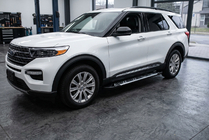 Ford Explorer 2019- гг. Боковые Подножки Sunrise (2 шт., Алюминий) фото 1