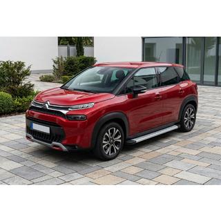 Боковые Подножки Maya V2 (2 шт., Алюминий) Citroen C-3 Aircross 2017-2024 гг. фото 1