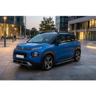 Боковые Подножки Maya Blue (2 шт., Алюминий) Citroen C-3 Aircross 2017-2024 гг. фото 1