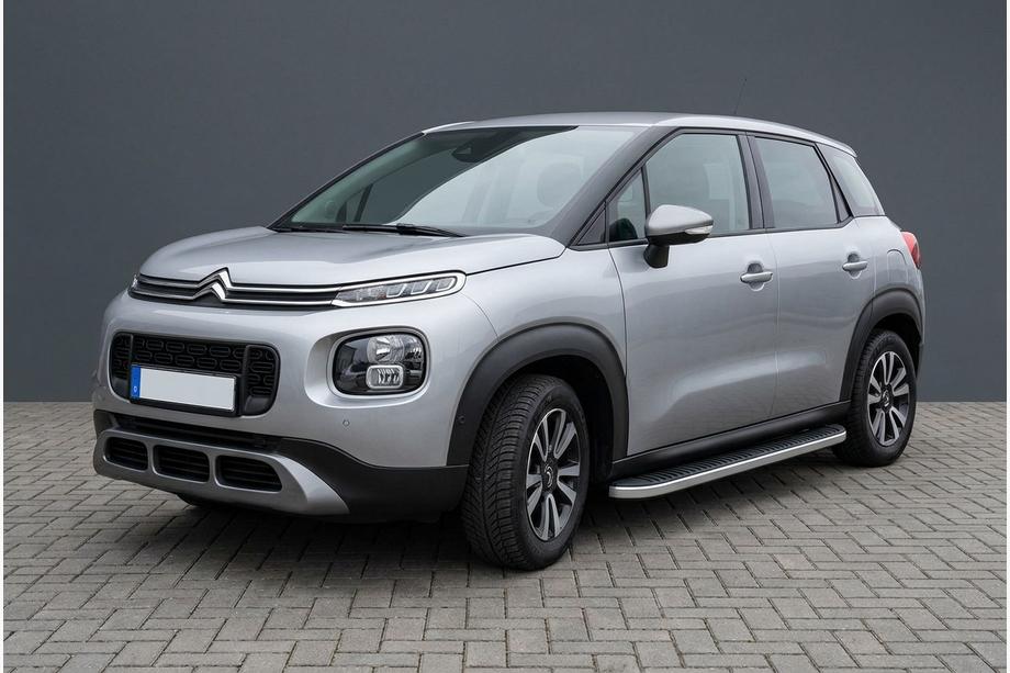 Citroen C-3 Aircross 2017-2024 гг. Боковые Подножки Tayga Grey (2 шт., Алюминий) Image