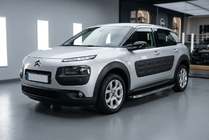 Citroen Cactus 2014-2020 гг. Боковые Подножки BlackLine (2 шт., Алюминий) фото 1