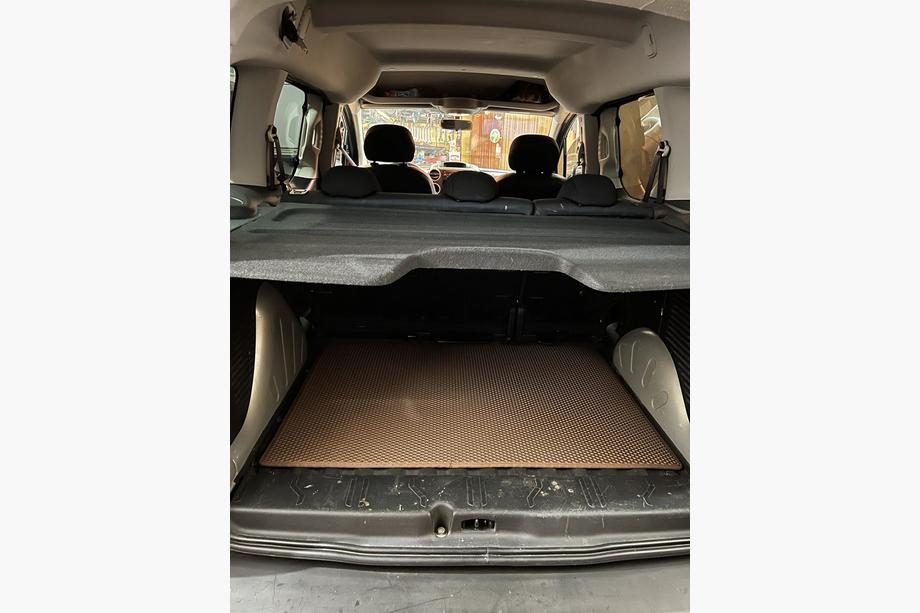Peugeot Partner Tepee 2008-2018 гг. Коврик багажника (EVA, кирпичный) Image