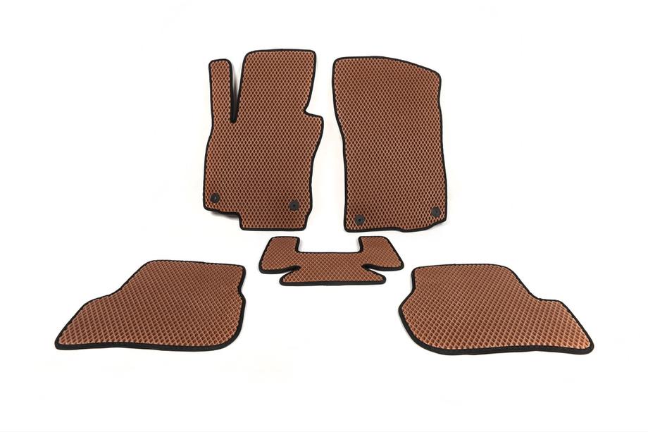 Skoda Octavia II A5 2010-2013 гг. Коврики EVA (кирпичные) Image