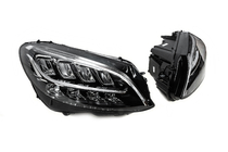 Mercedes C-class W205 2014-2021 гг. Передние фары (2 шт, без блоков, рестайлинг) фото 8