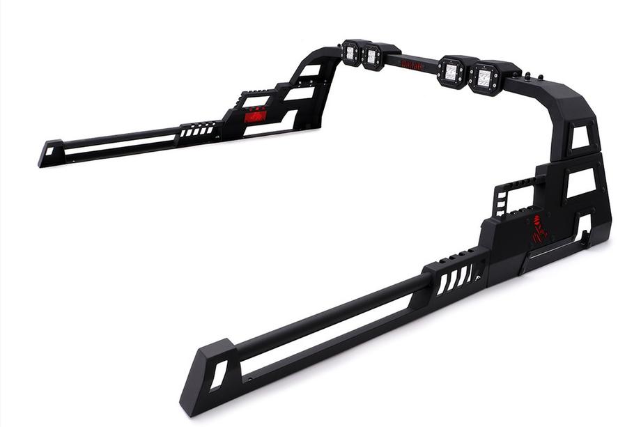 Toyota Hilux 2006-2015 гг. Роллбар Dakar с LED (без ролетов) Image